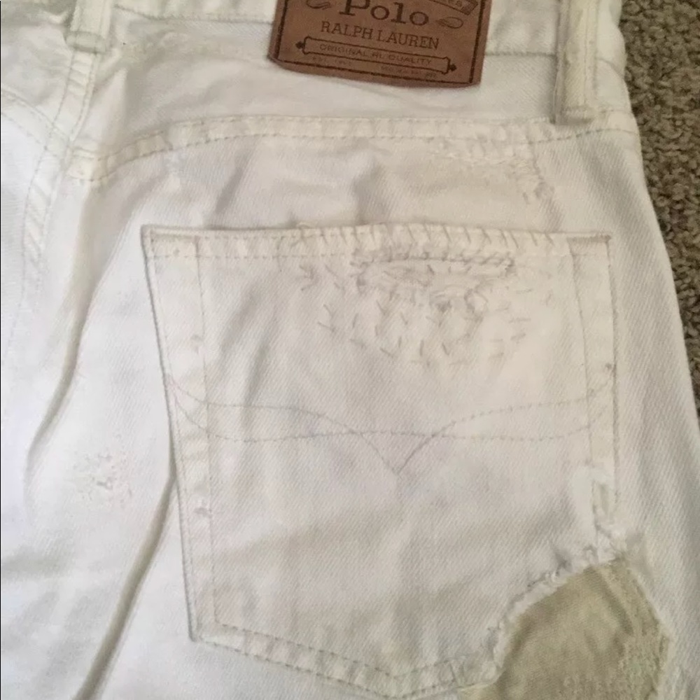 ❗️SOLD❗️Polo RL Sullivan straight jeans 26 Wellesley white - Picture 7 of 8